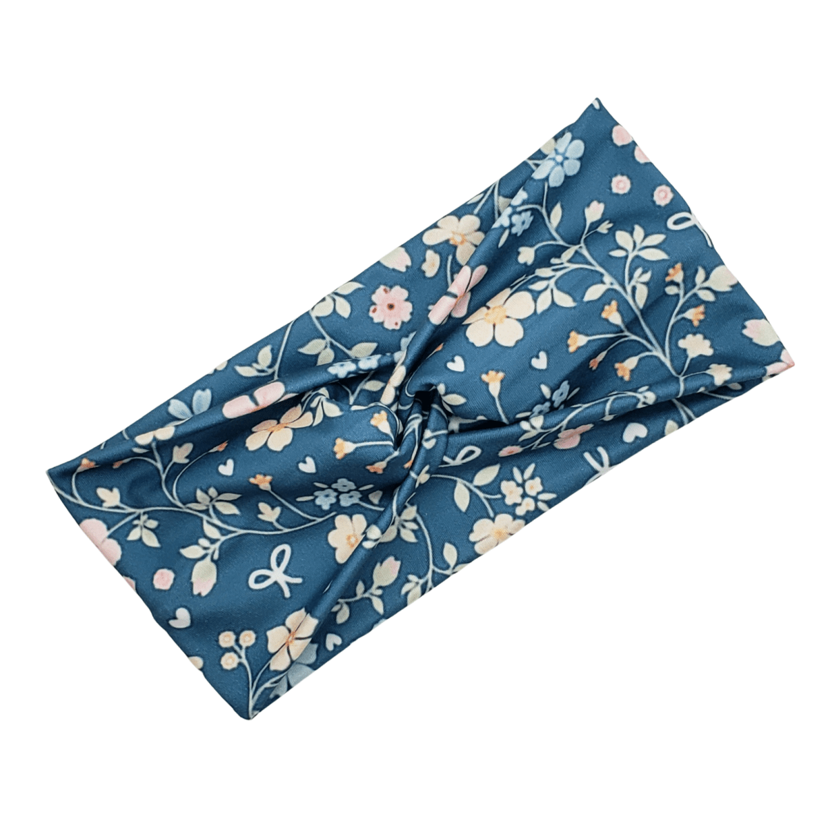 Blue Floral Headband - The Harley Co.