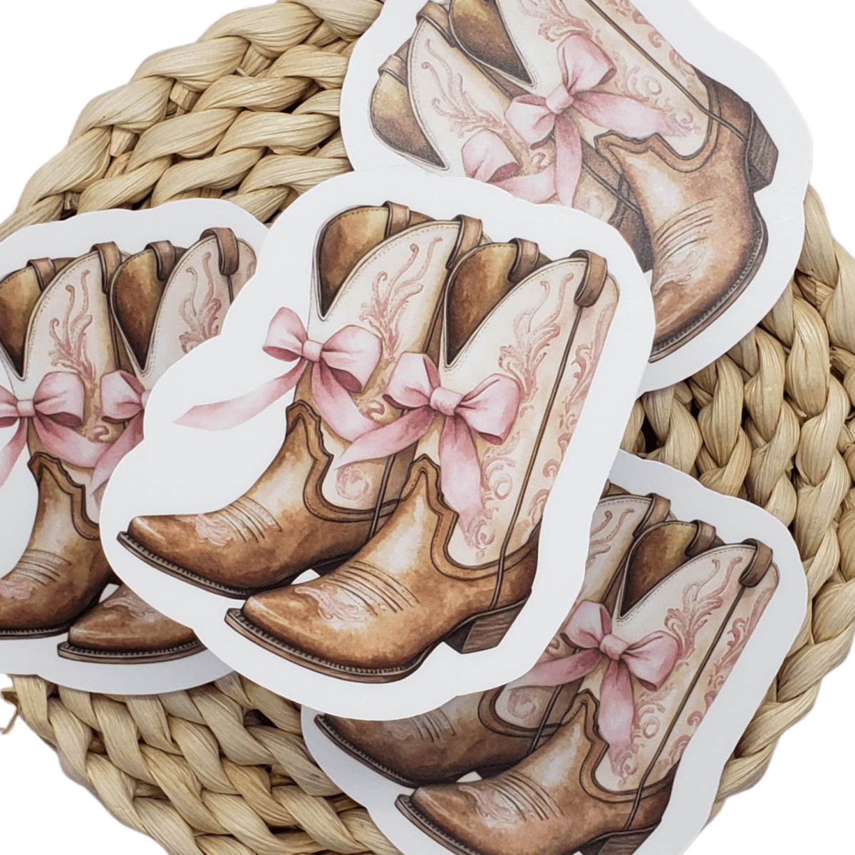 Cowgirl Boot Sticker - The Harley Co.