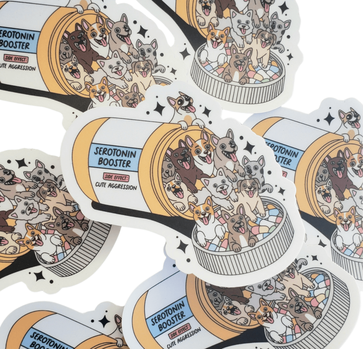 Dog Serotonin Sticker - The Harley Co.