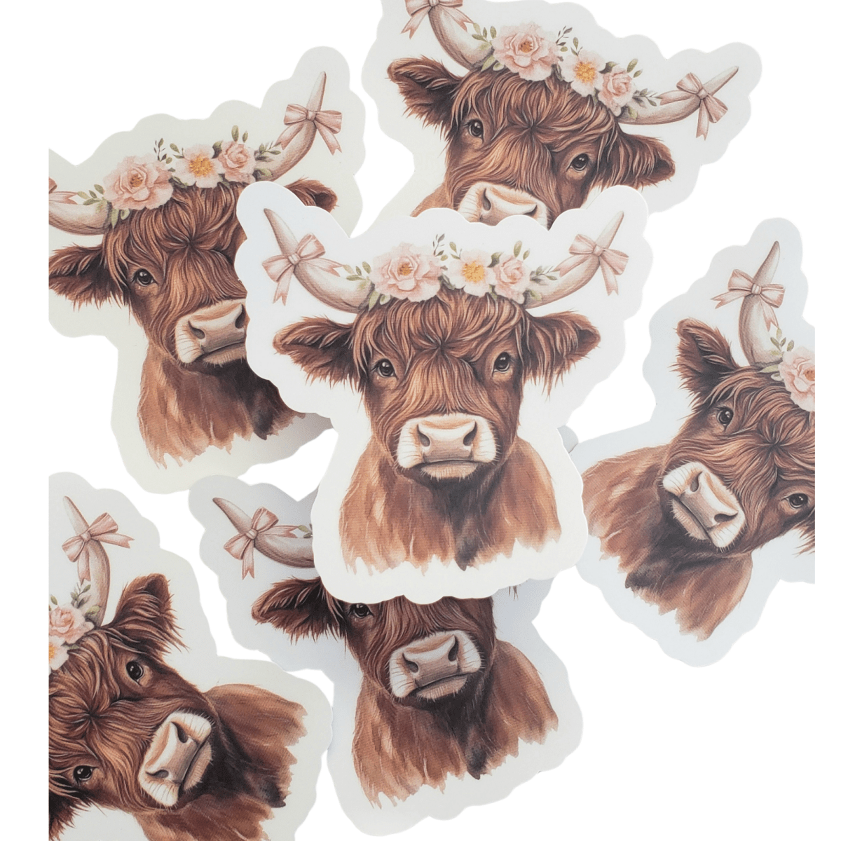 Highland Cow Sticker - The Harley Co.
