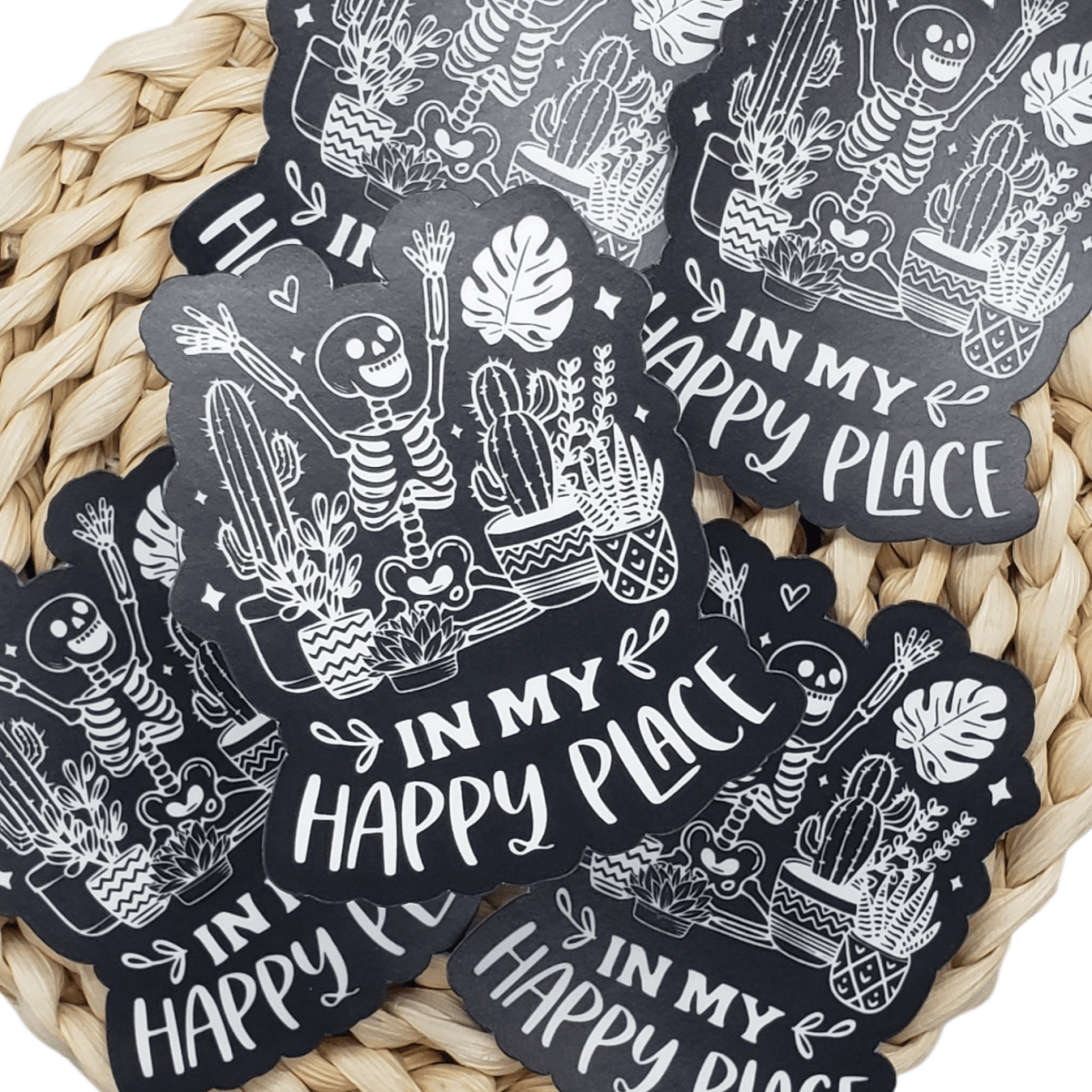 In My Happy Place Plant Sticker - The Harley Co.