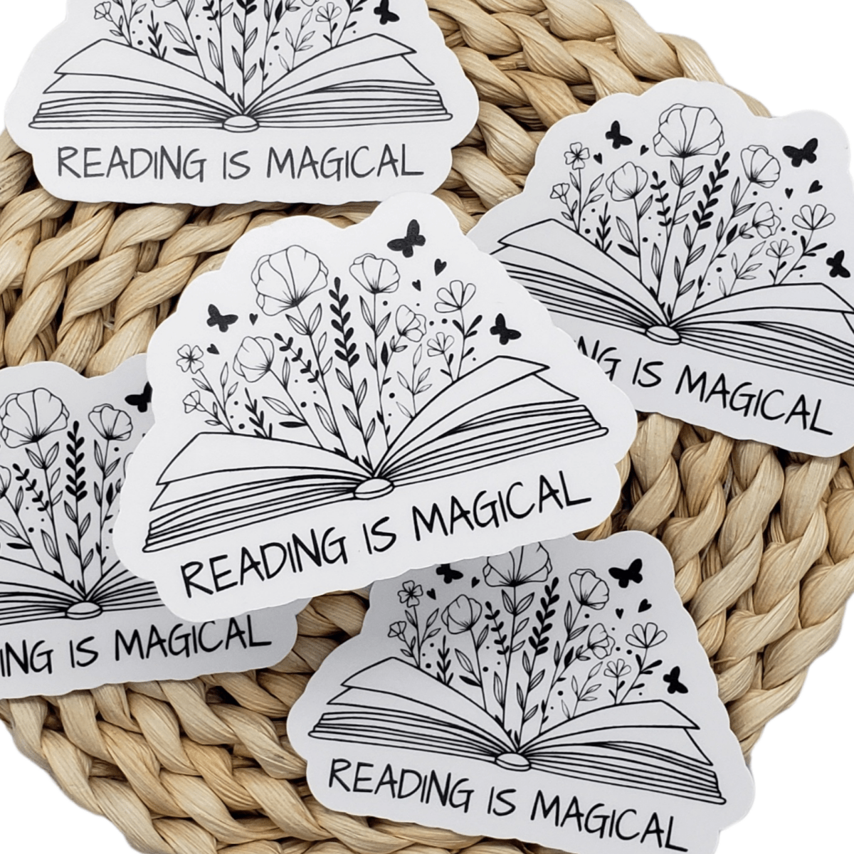 Reading Is Magical Sticker - The Harley Co.
