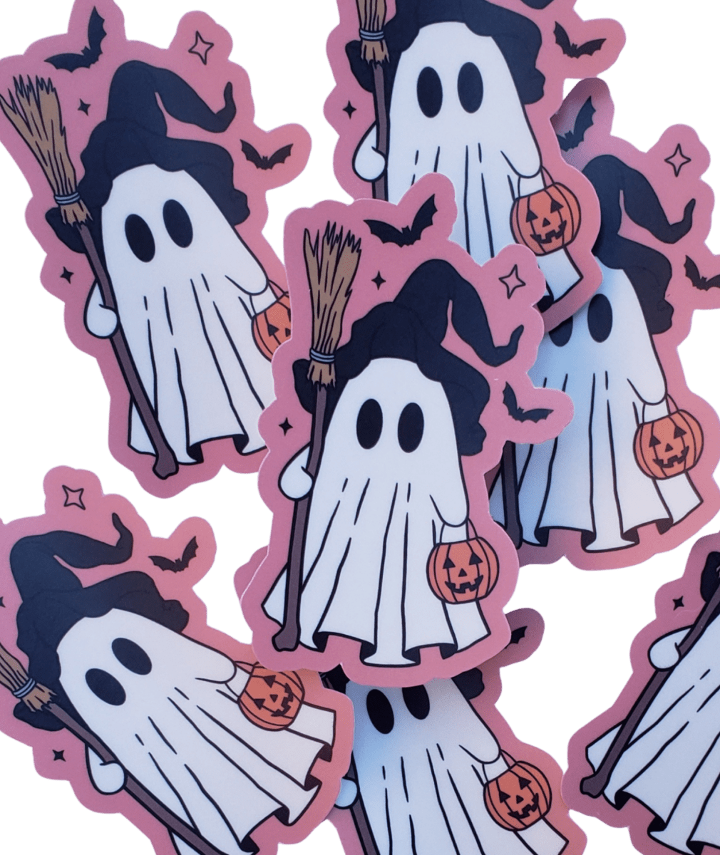 Witchy Ghost Sticker - The Harley Co.