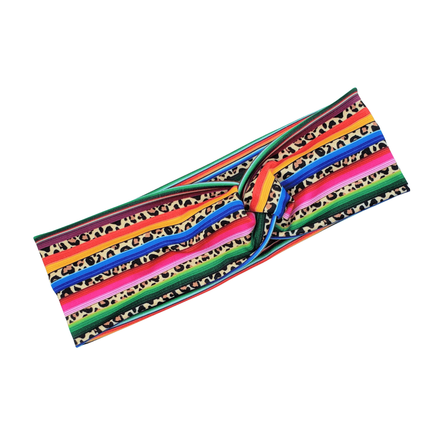 Serape & Leopard Headband