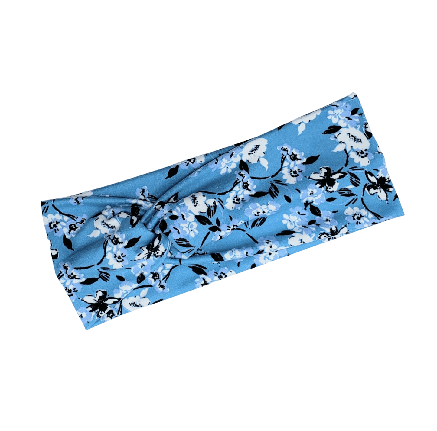 Blue Floral Headband
