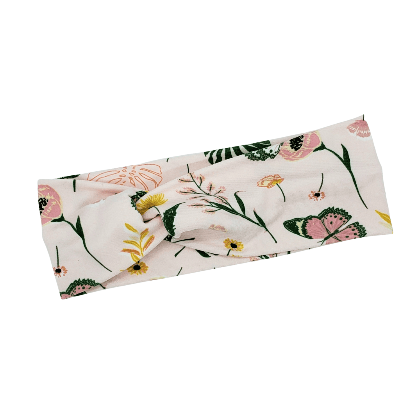 Pink Floral Headband