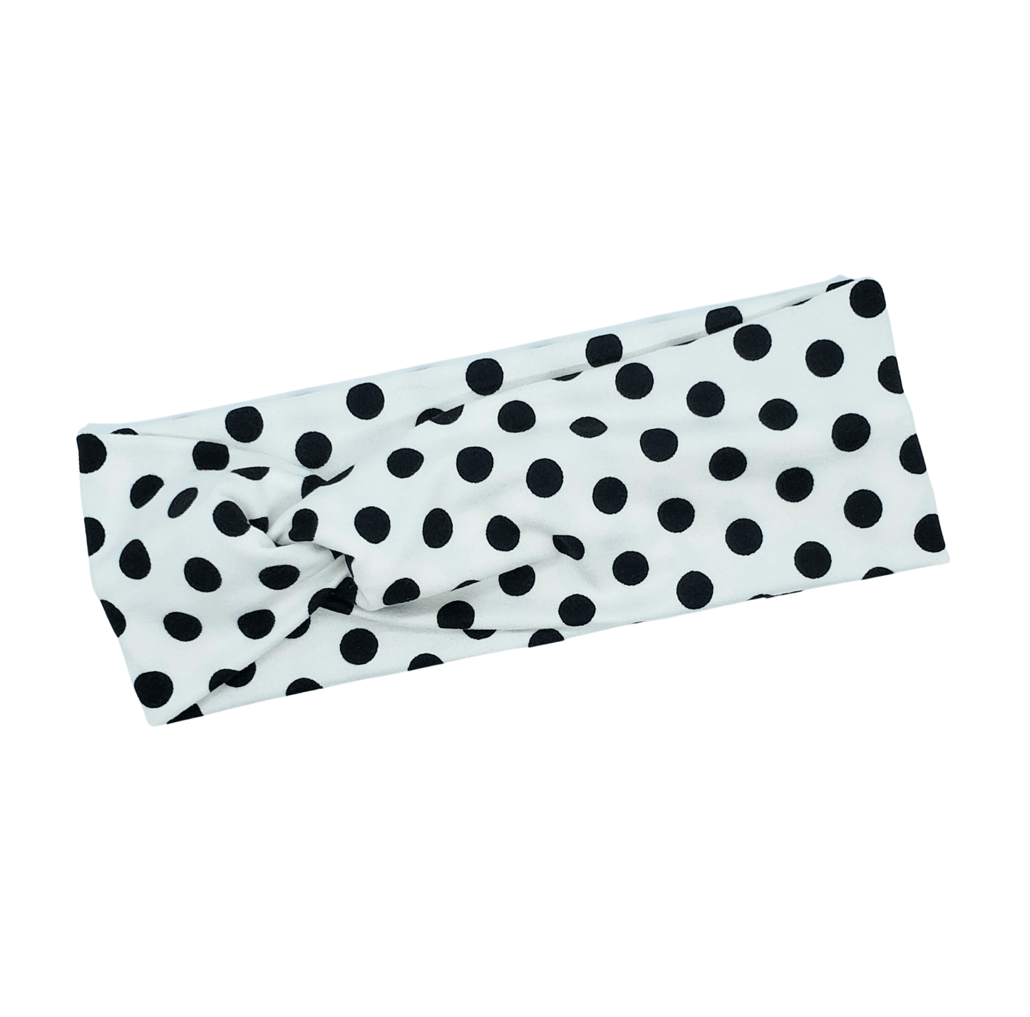 Black & White Polka Dots Headband