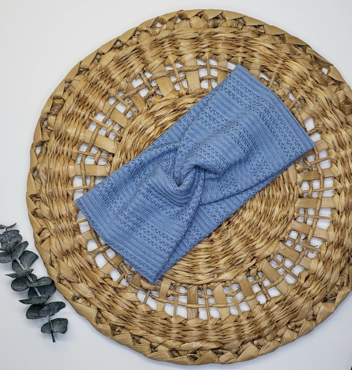 Baby Blue Sweater Headband - The Harley Co.