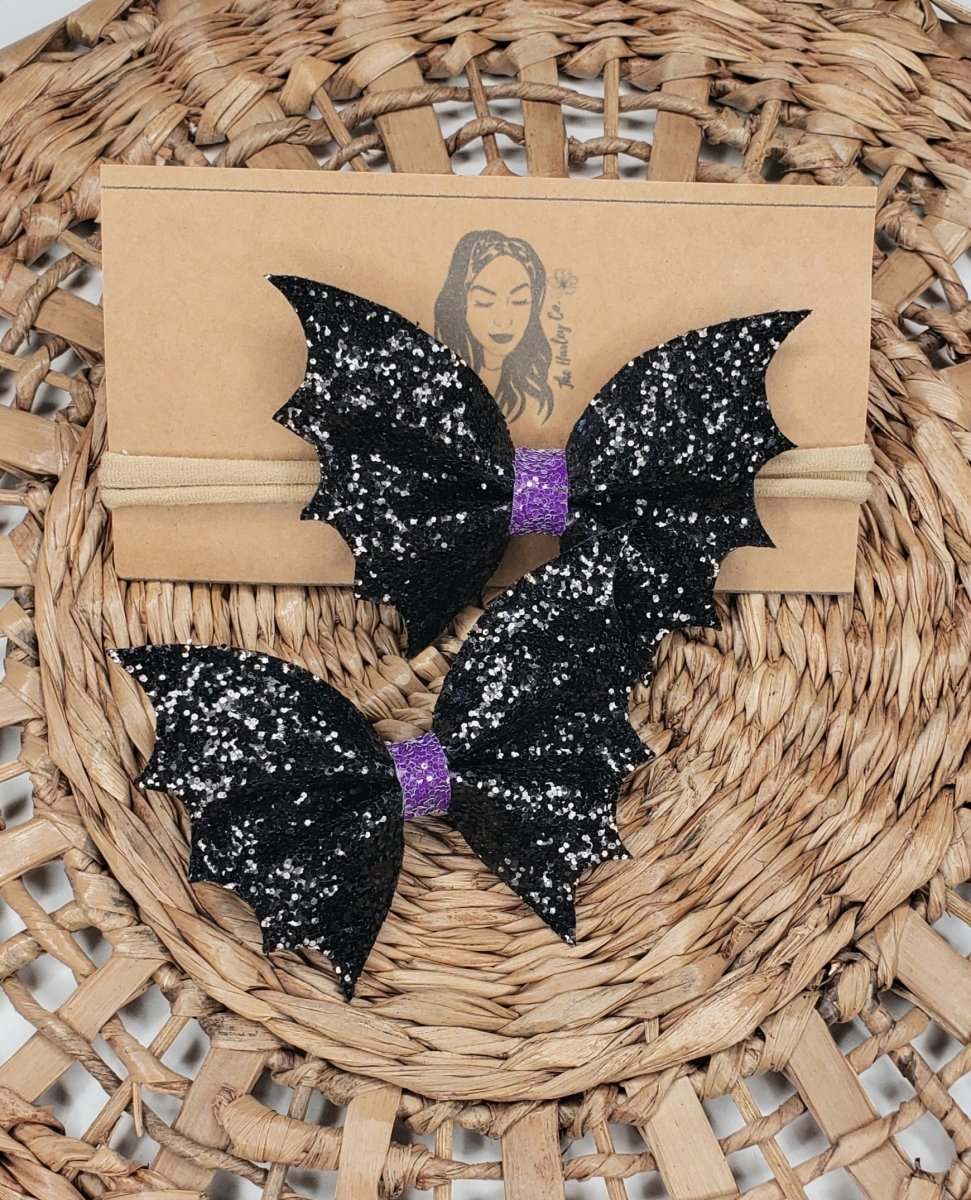 Bat Hair Bow - The Harley Co.