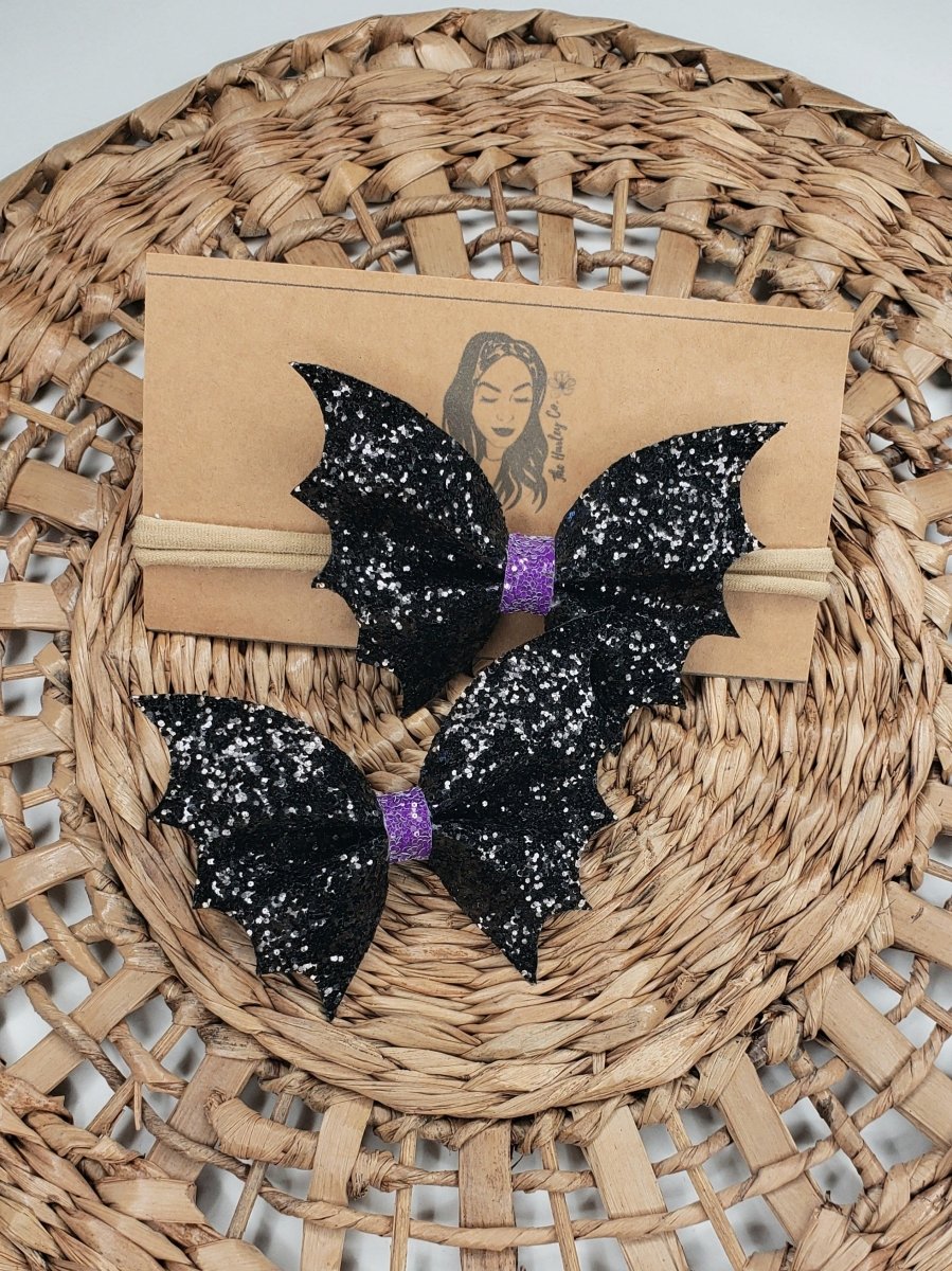 Bat Hair Bow - The Harley Co.