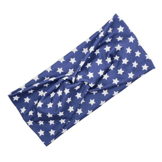 Blue & White Star 4th of July Headband - The Harley Co.