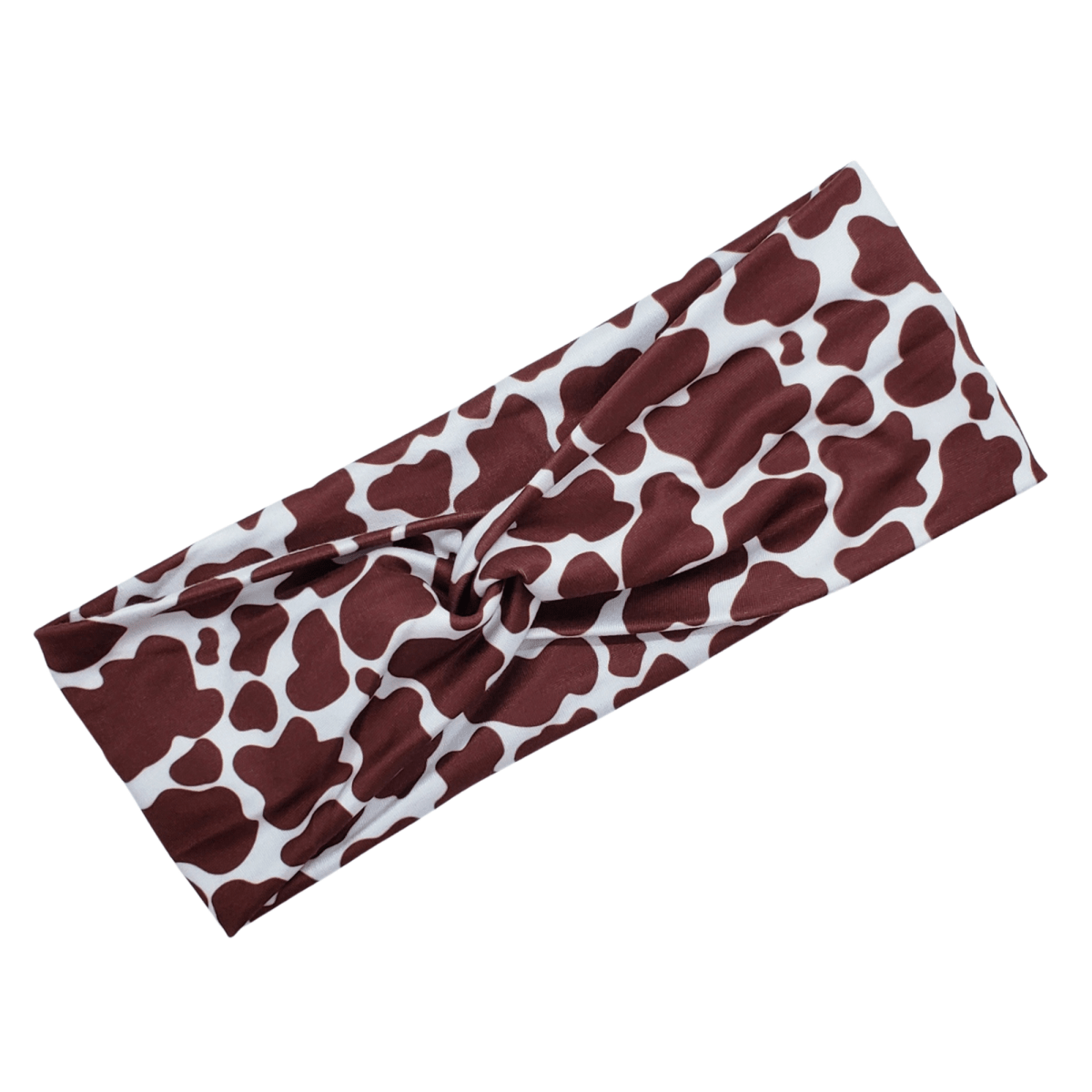 Brown Cow Print Headband - The Harley Co.