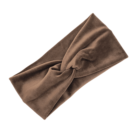 Brown Velvet Headband - The Harley Co.