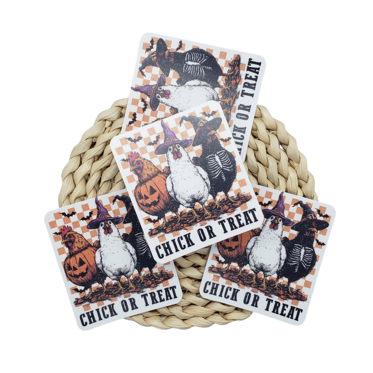 Chick - Or - Treat Sticker - The Harley Co.