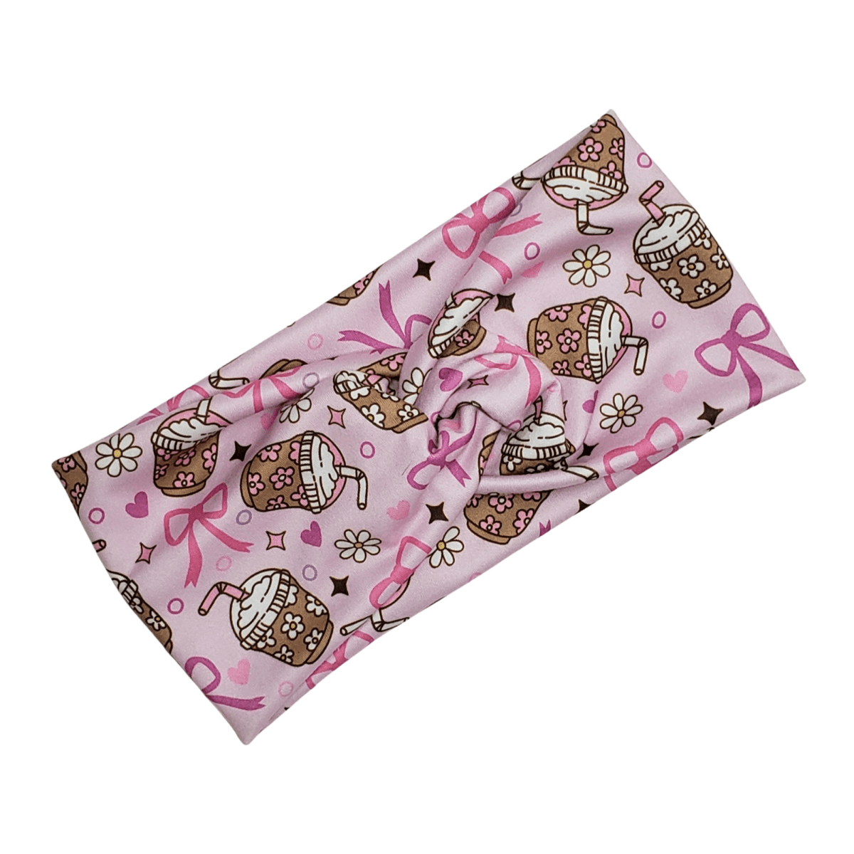 Coffee & Bow Headband - The Harley Co.