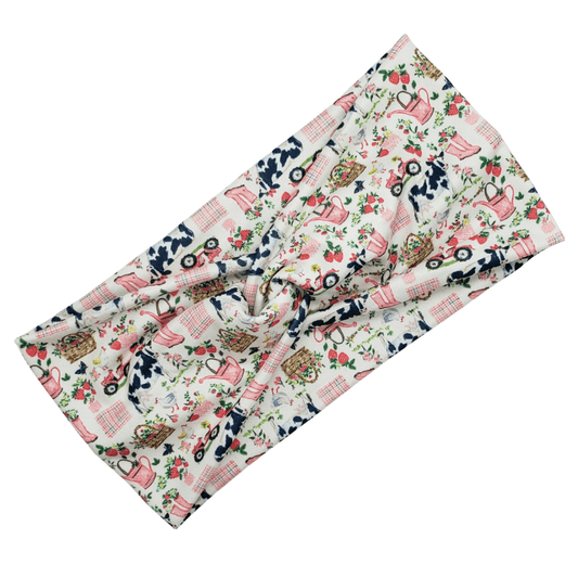 Cow, Farmer Girl Headband - The Harley Co.
