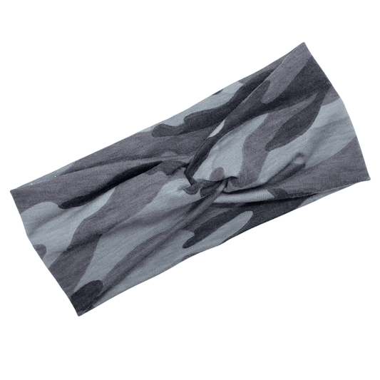 Gray Camo Headband - The Harley Co.