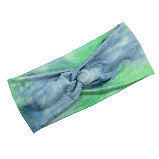 Green & Blue Tie - Dye Headband - The Harley Co.