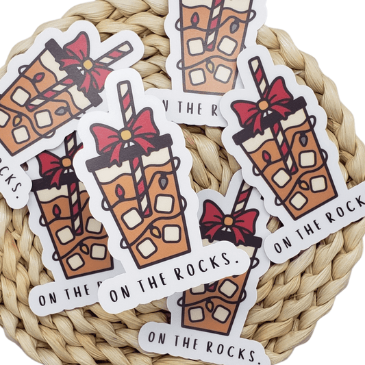 Holiday Iceed Coffee Sticker - The Harley Co.