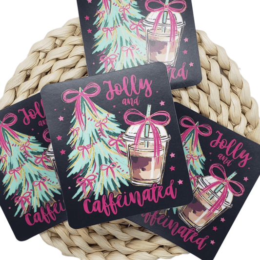 Jolly and Caffeinated Sticker - The Harley Co.