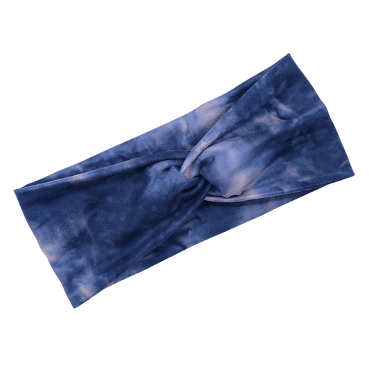 Navy & Purple Tie - Dye Headband - The Harley Co.