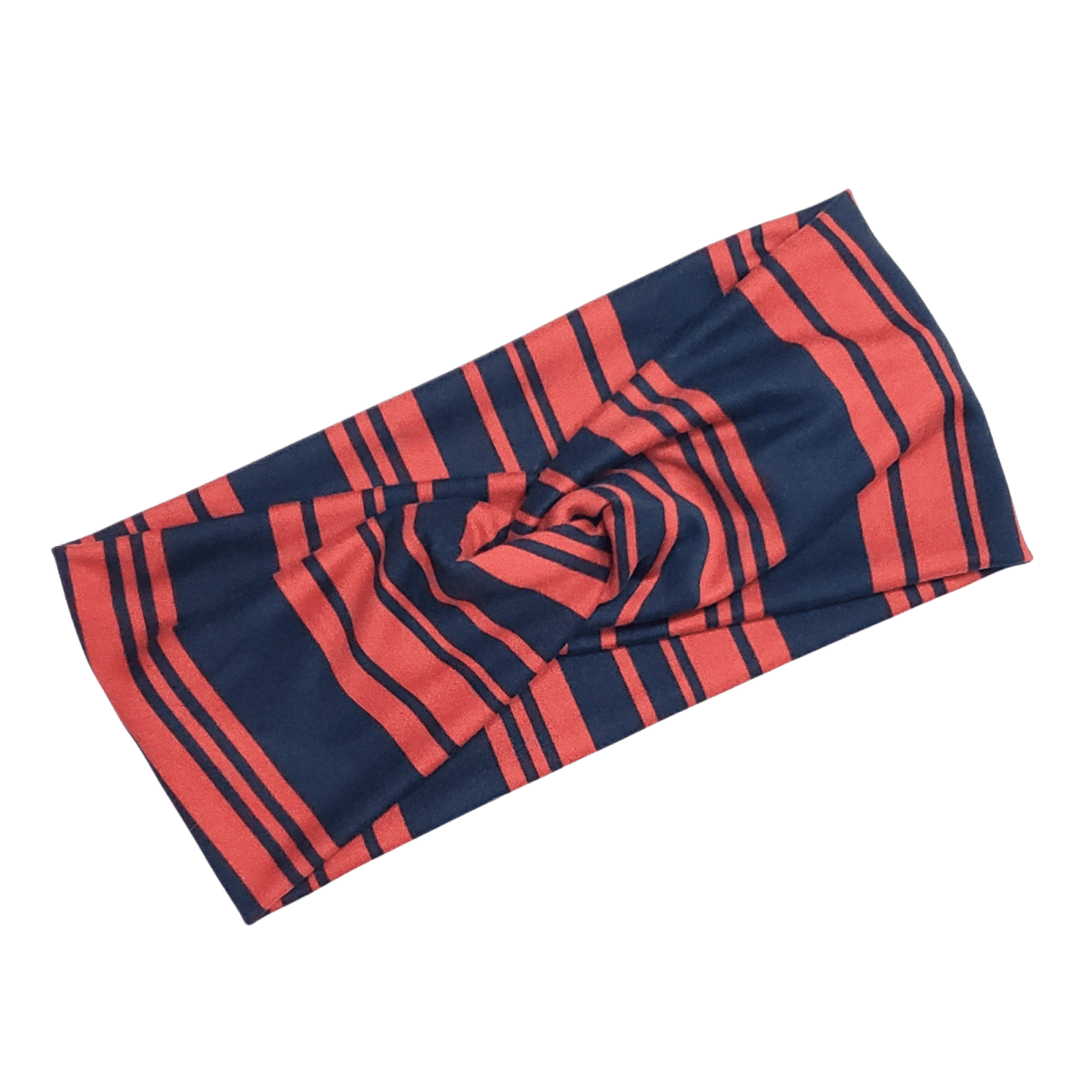 Navy & Red Stripe Headband - The Harley Co.