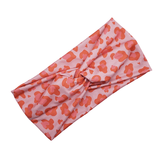 Pink Leopard Headband - The Harley Co.