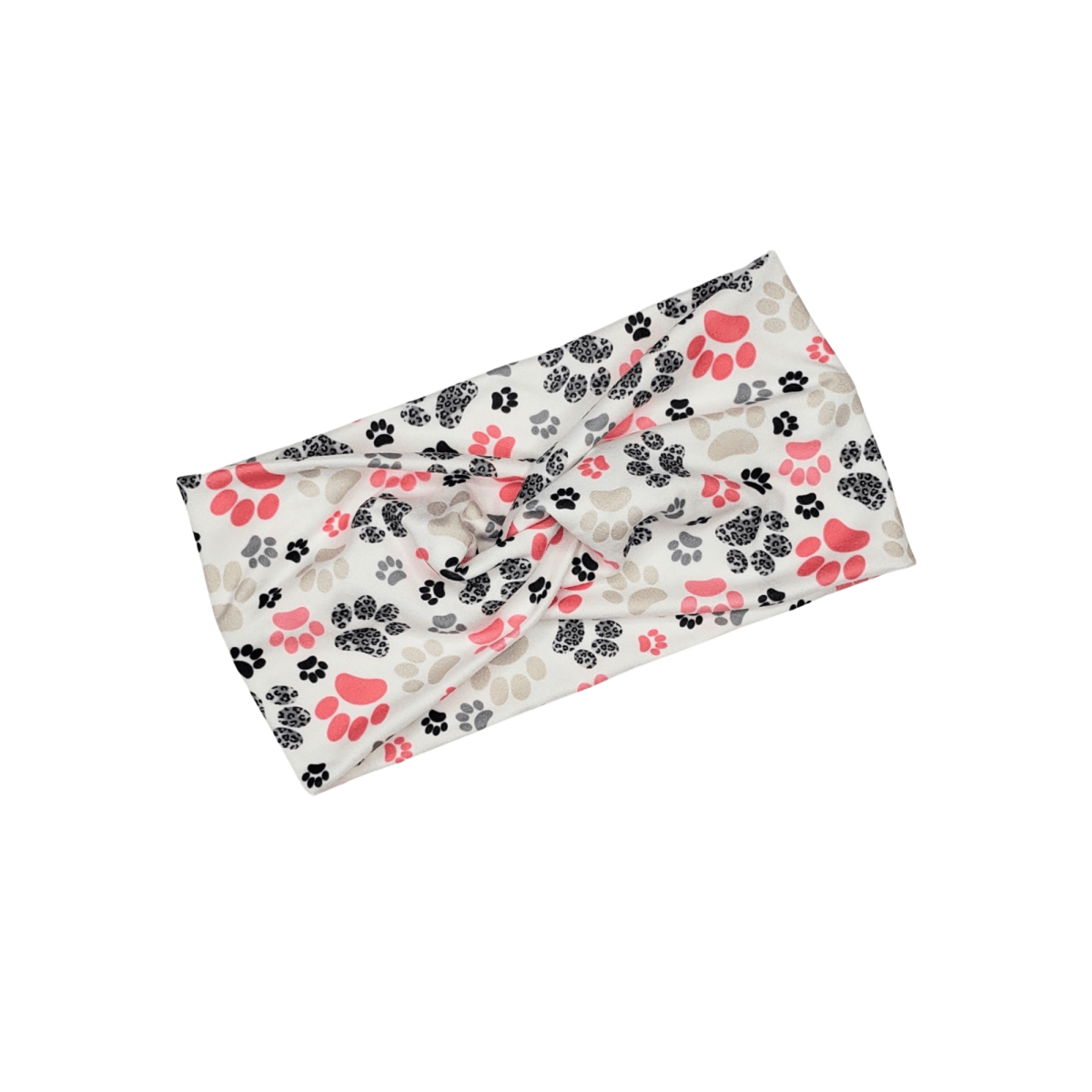 Pink Paw Print Headband - The Harley Co.