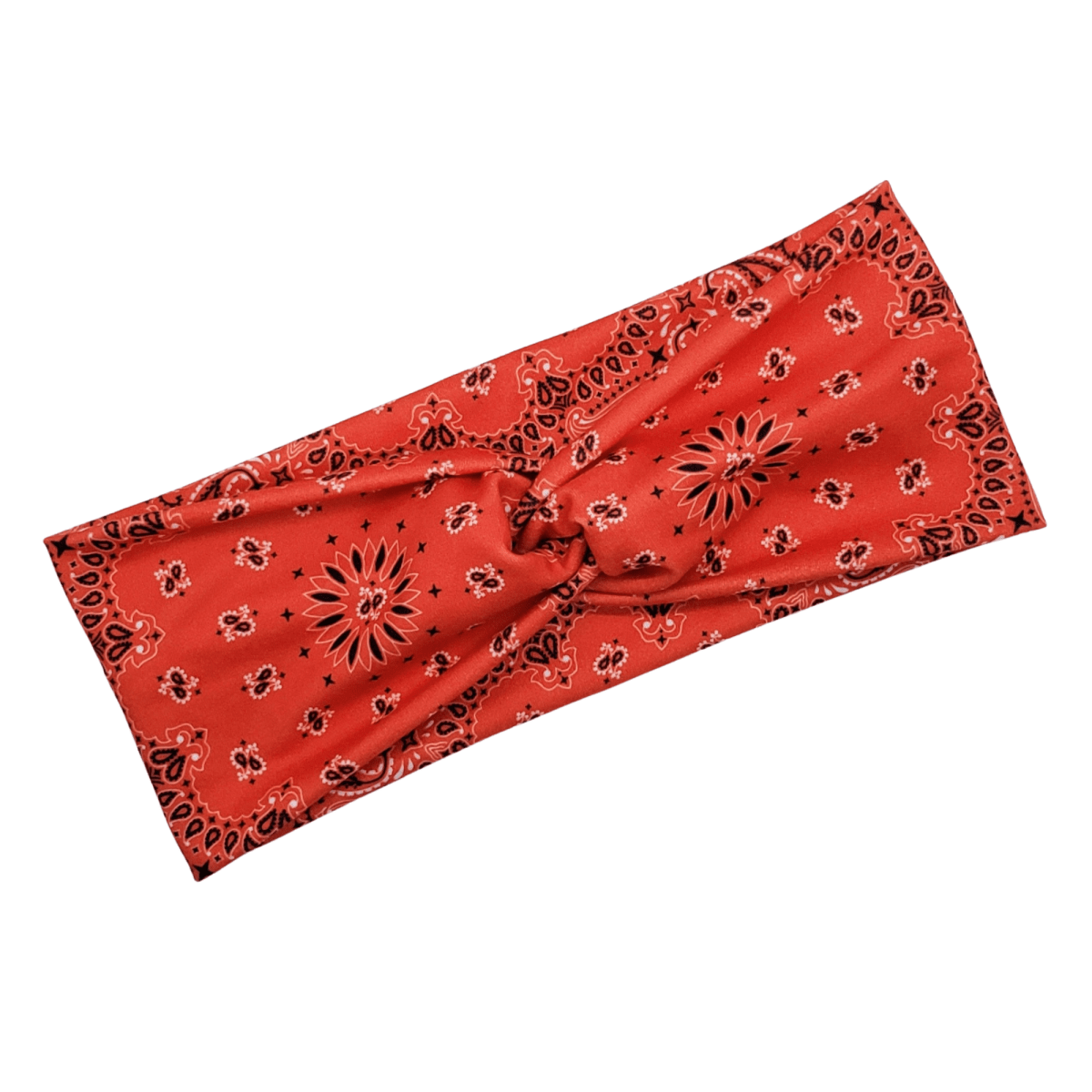Red Bandana Twist Headband - The Harley Co.