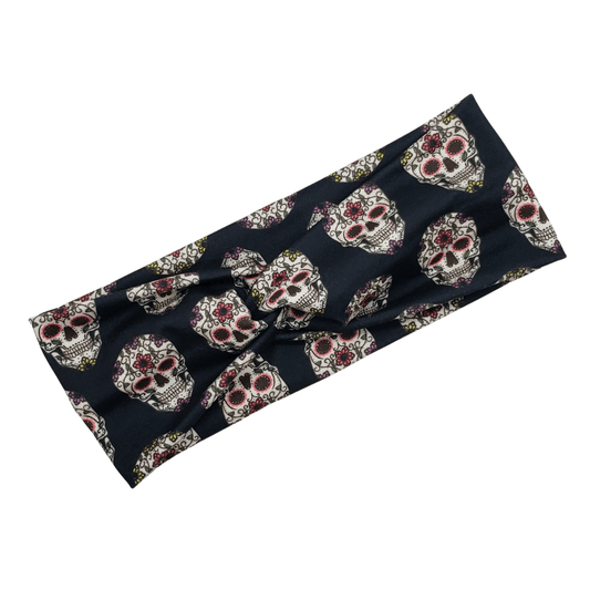 Sugar Skull Twist Headband - The Harley Co.