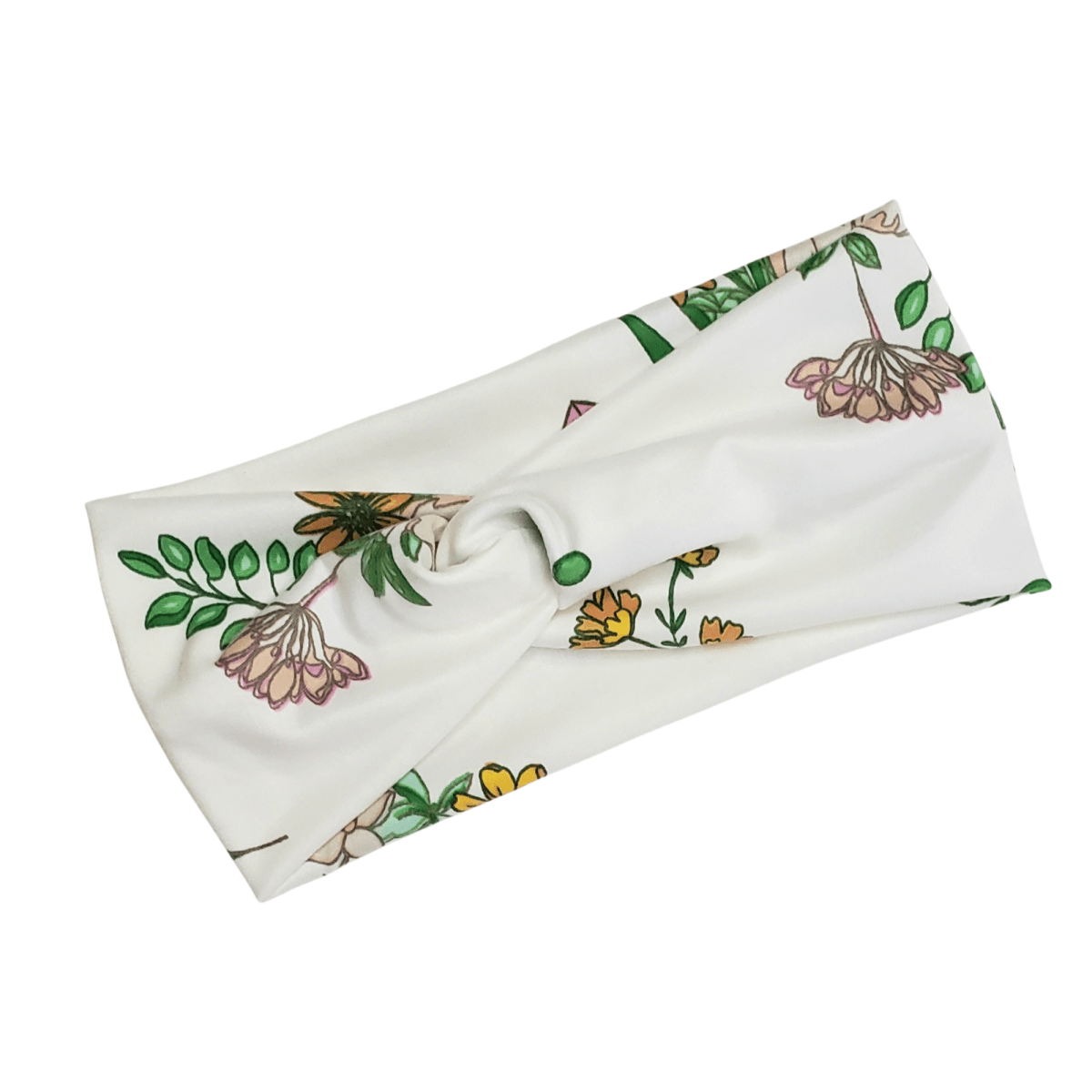 White Floral Headband - The Harley Co.
