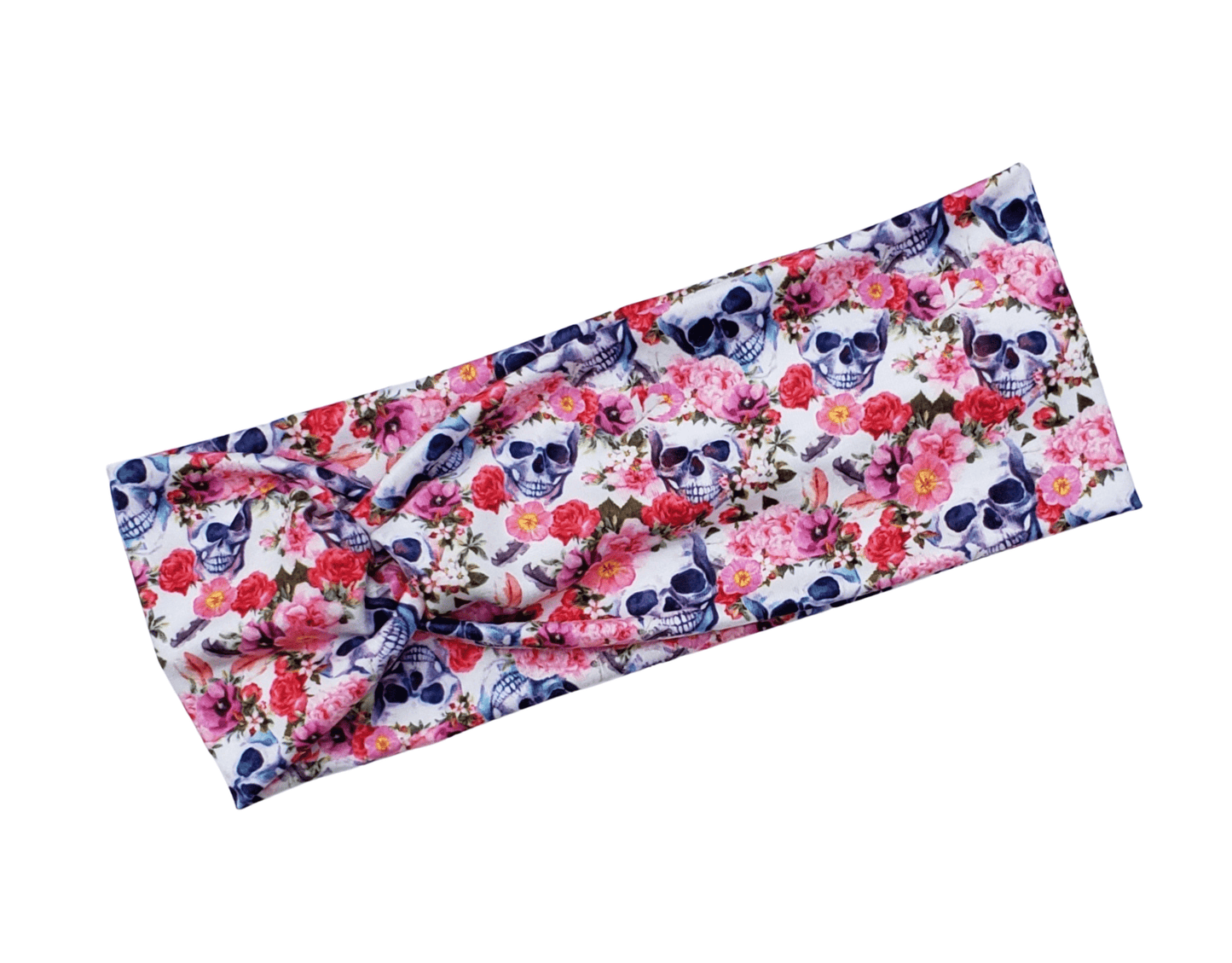 Skulls & Flowers Headband