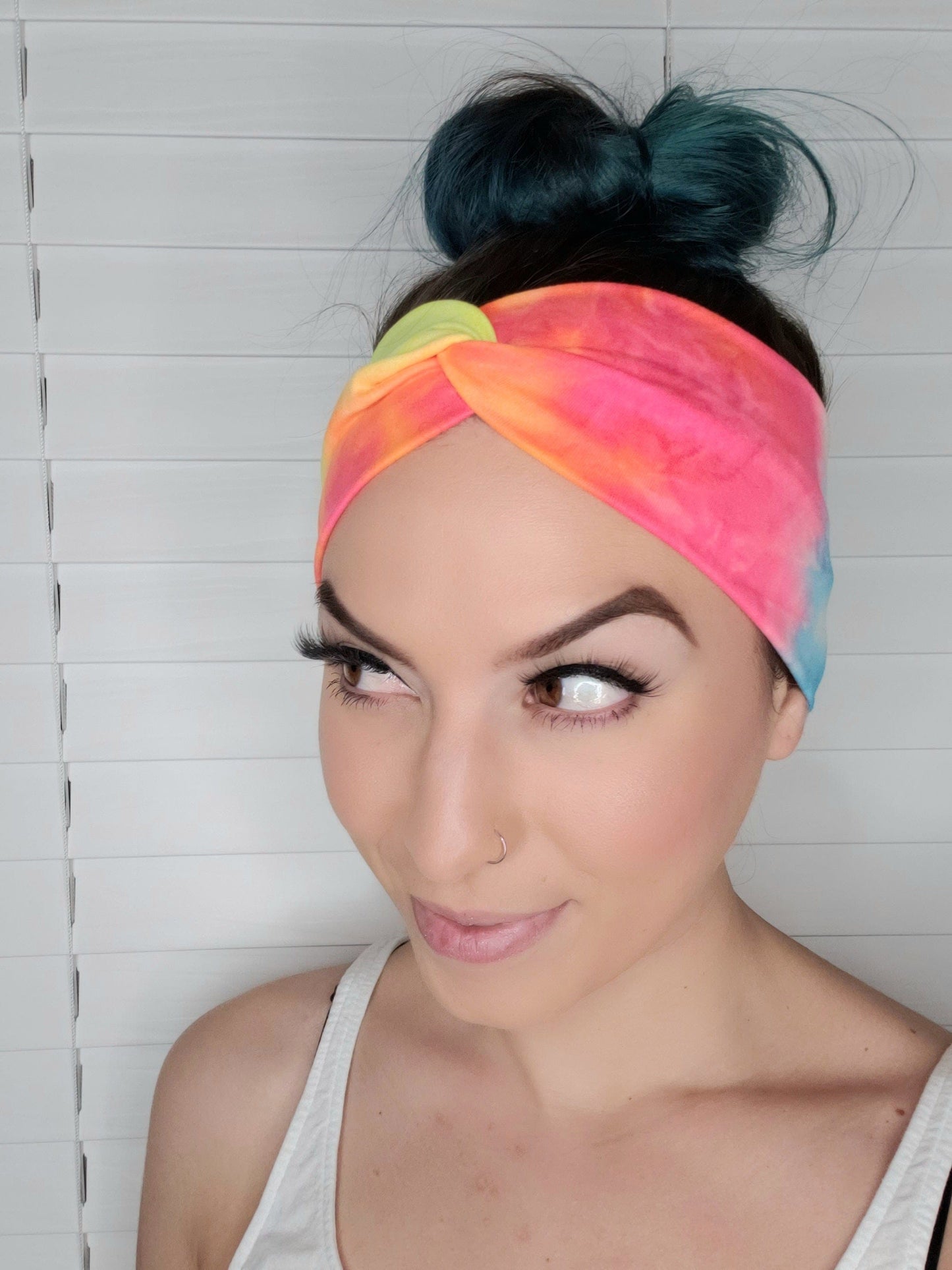 Neon Tie-Dye Headband