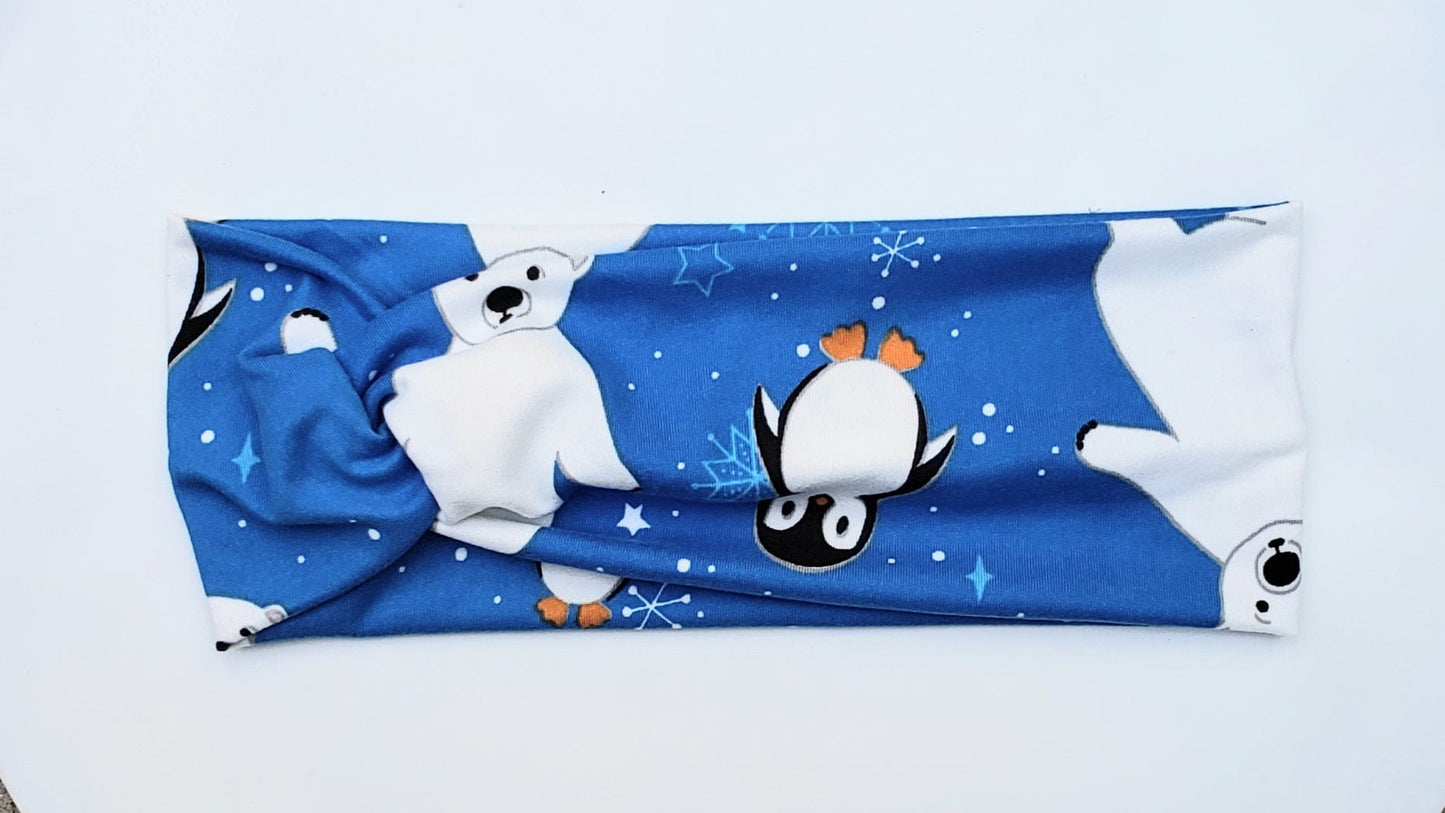 Penguin & Polar Bear Headband