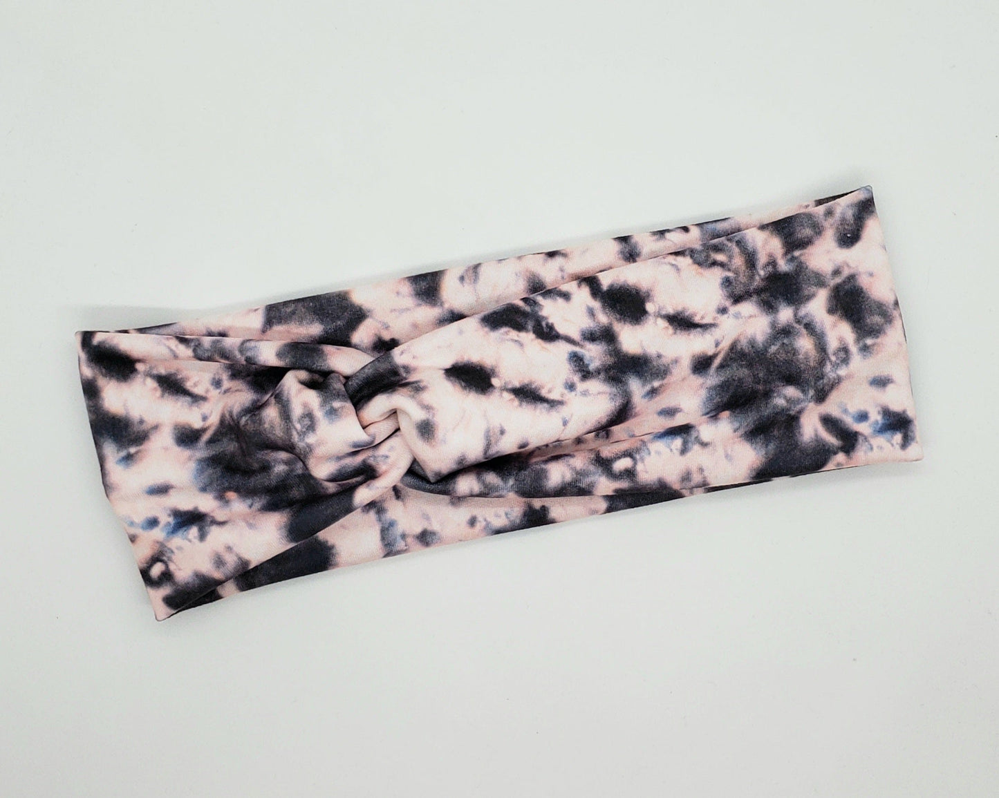 Pink & Black Tie-Dye Headband