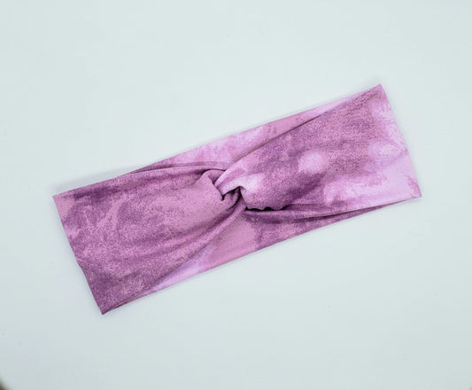 Purple Tie-Dye Headband