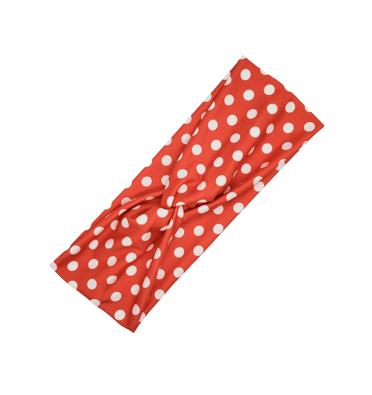 Red & White Dot Headband