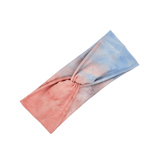 Pink & Blue Tie-dye Headband