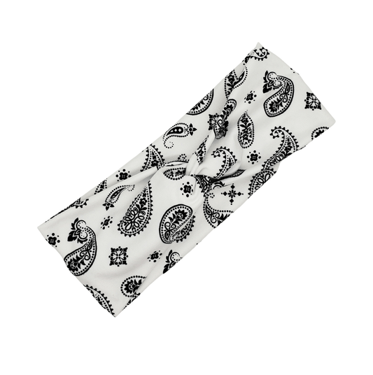 White Bandana Headband