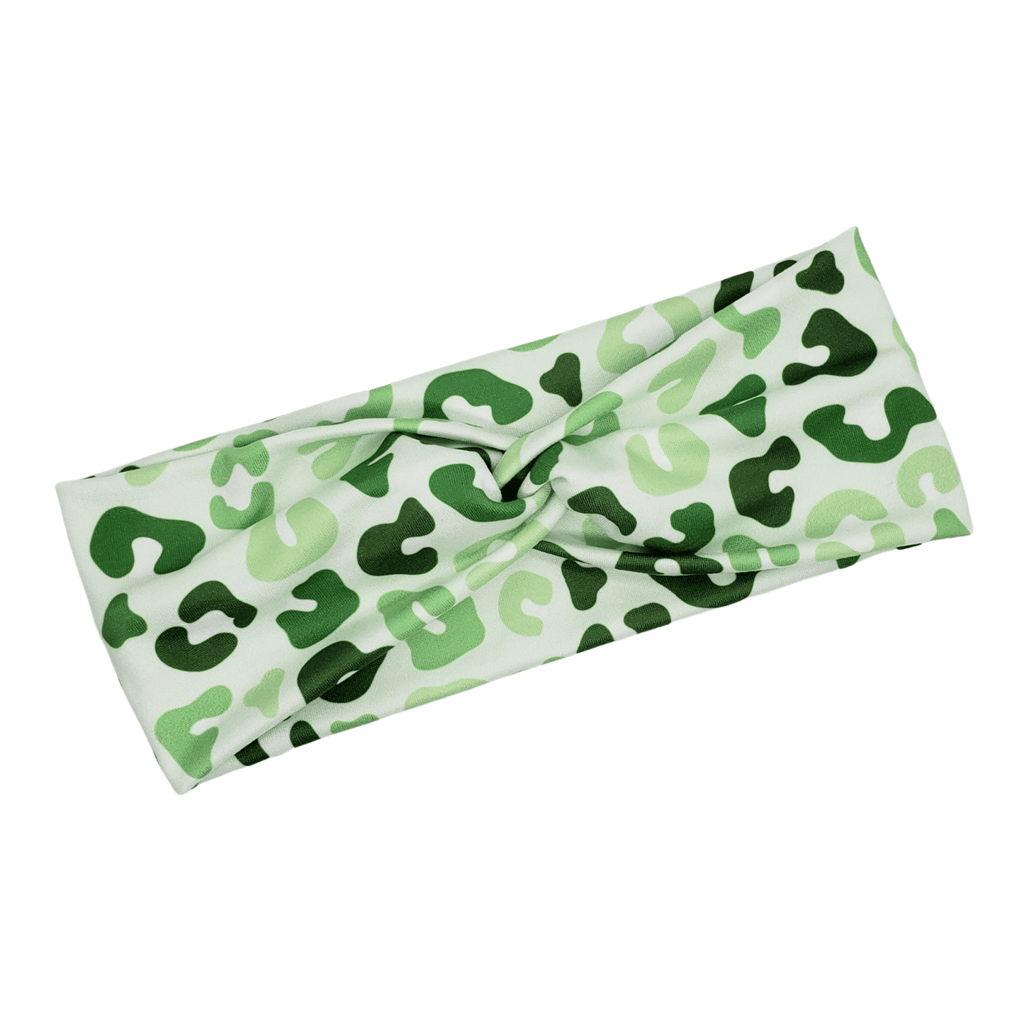 Green Leopard Headband