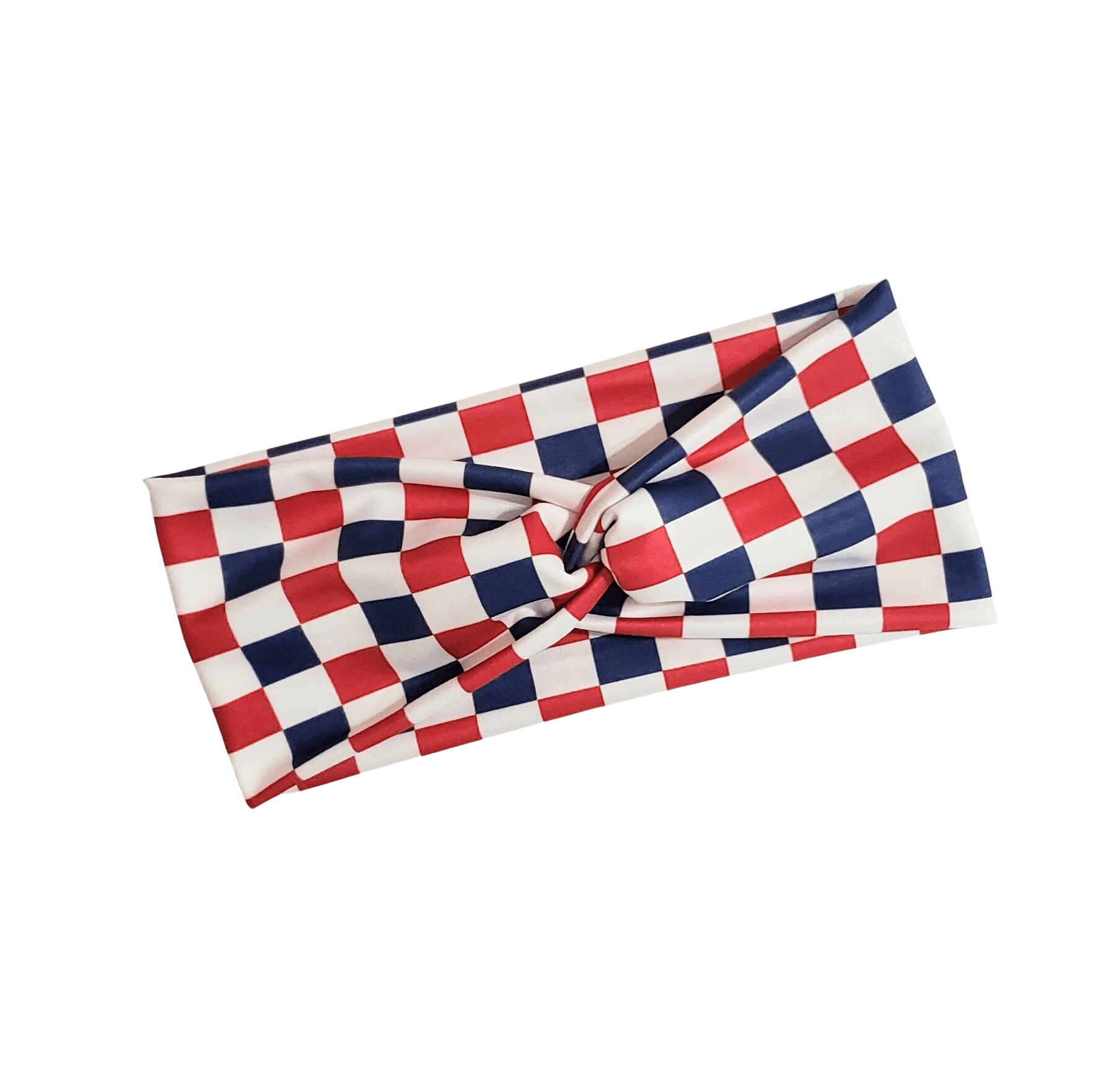 4th of July Checkered Headband - The Harley Co.