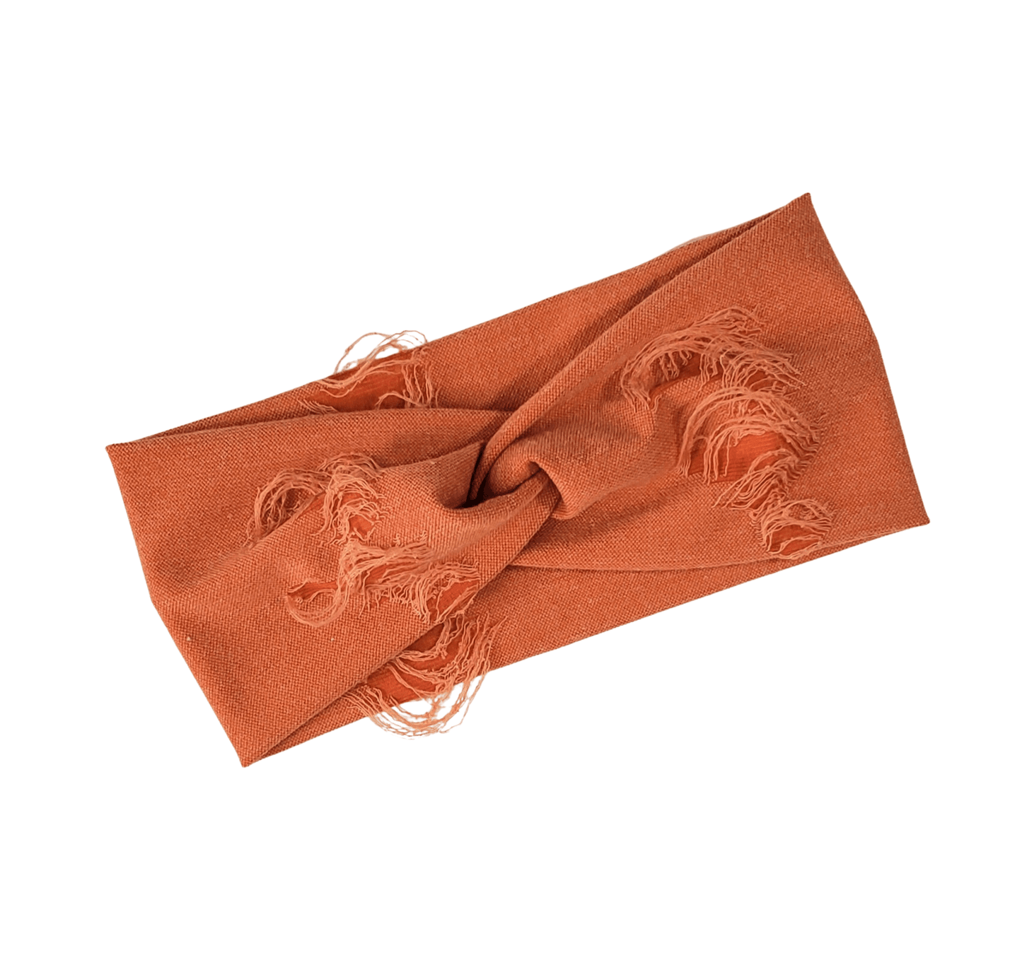 Orange Distressed Headband