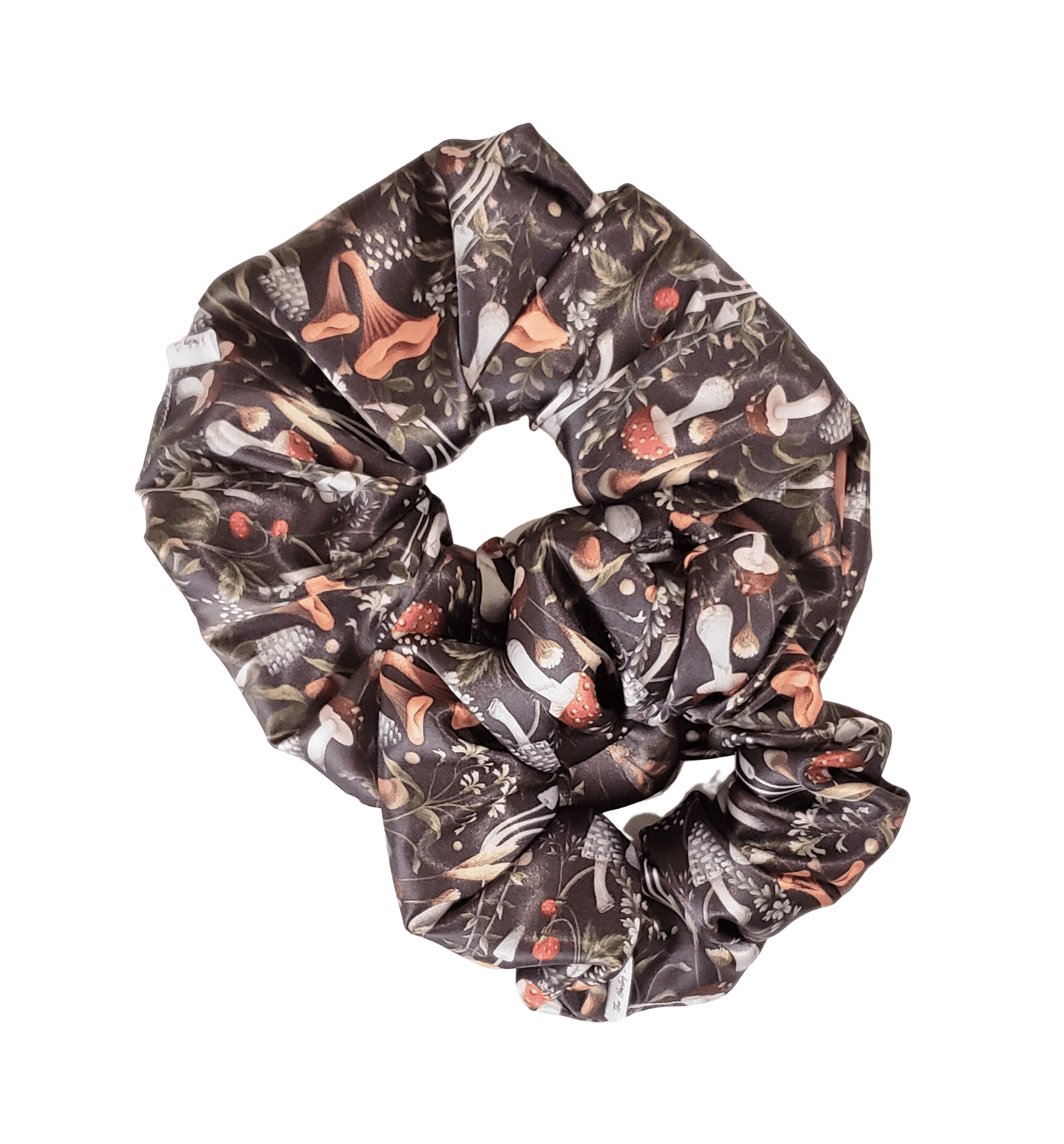 Whimsical Mushroom Scrunchie