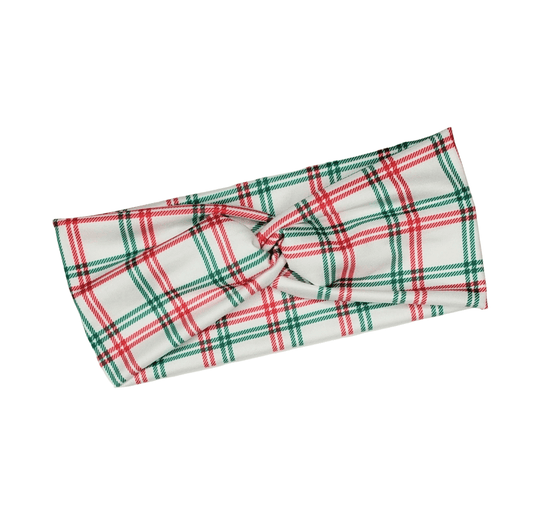 Christmas Plaid Headband - The Harley Co.