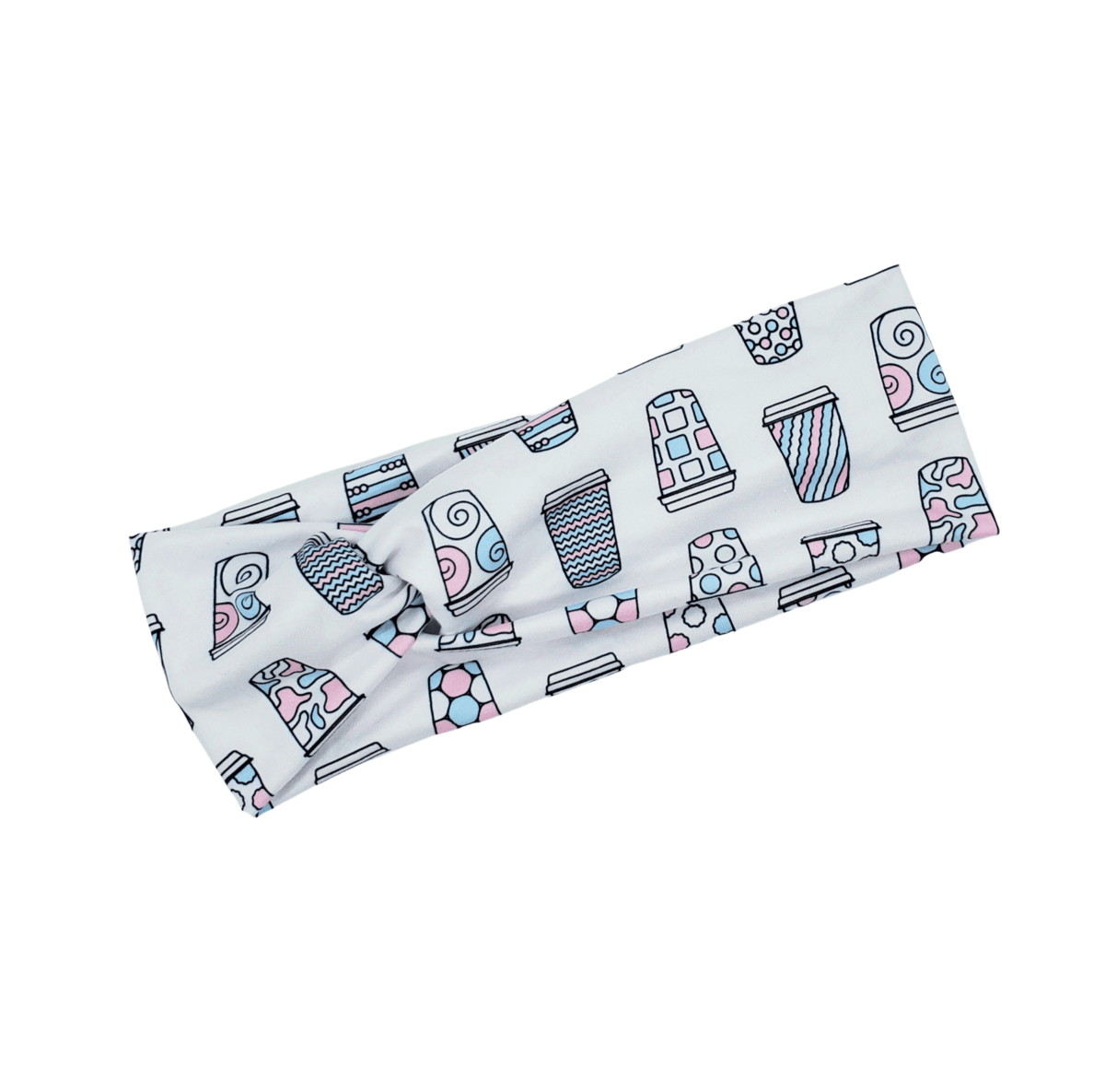 Colorful Latte Cup Headband - The Harley Co.