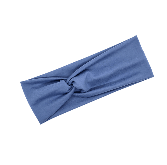 Corduroy Blue Headband - The Harley Co.