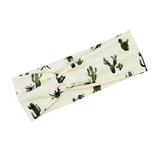 Ivory Cactus Headband