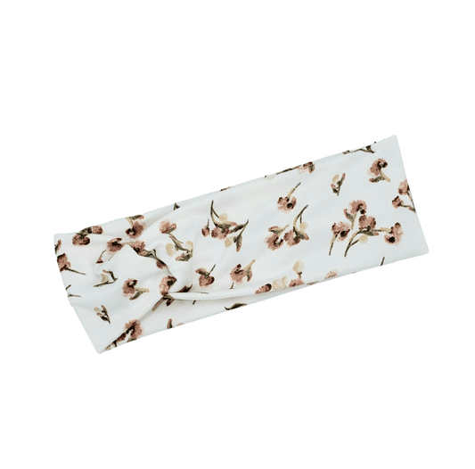 White Floral Headband