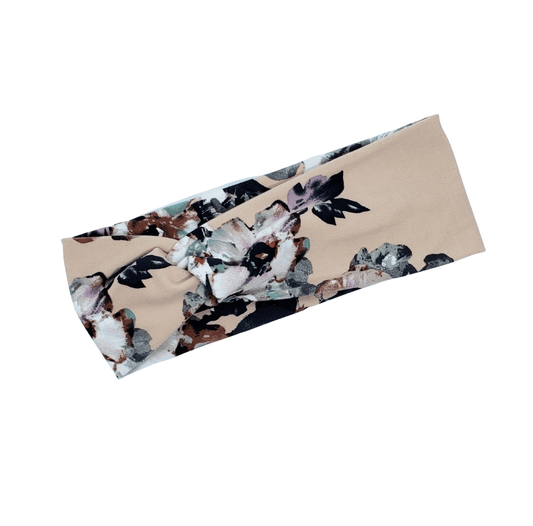 Floral on Blush Headband