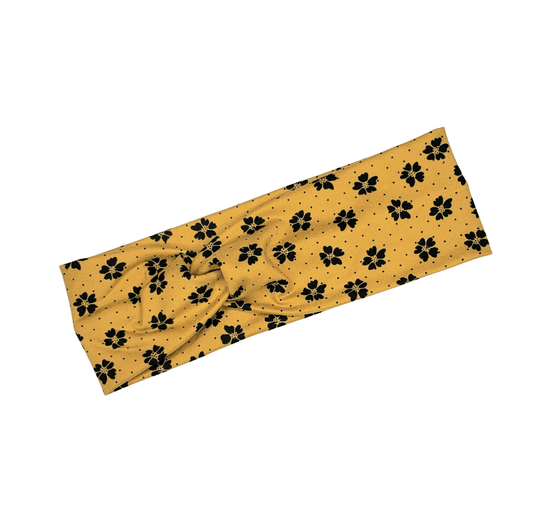 Mustard Floral Headband